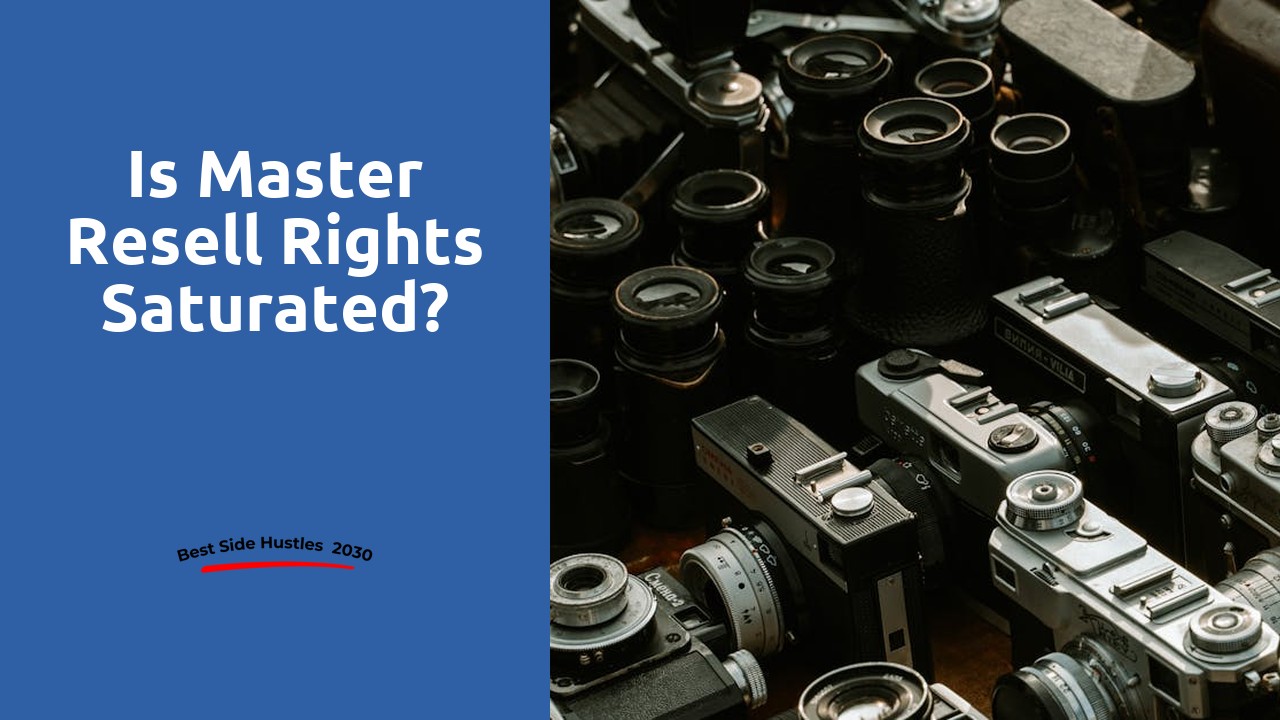 Is Master resell rights saturated?