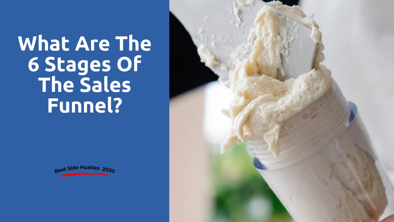 What are the 6 stages of the sales funnel?