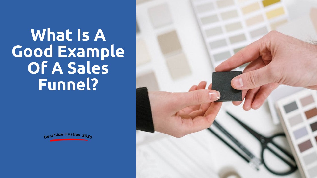 What is a good example of a sales funnel?